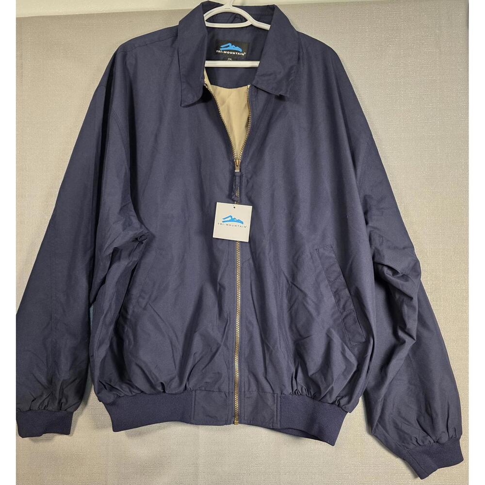 Tri-Mountain 2XL Men's Navy Blue Jacket